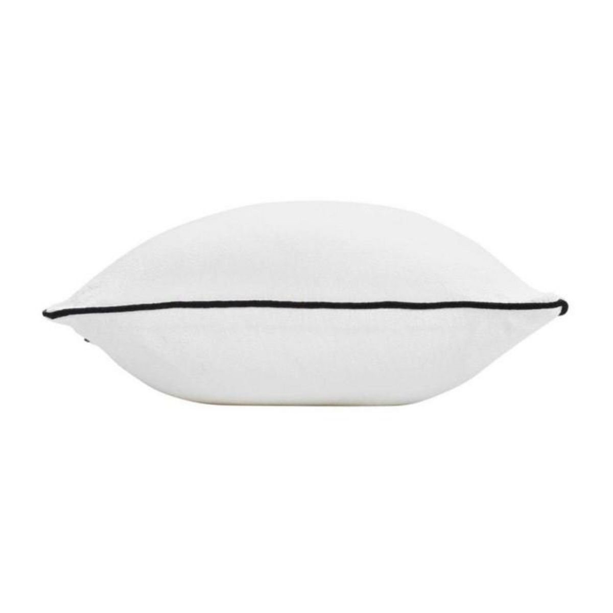 Paris Prix Coussin Déco Uni  Linette  30x50cm Blanc