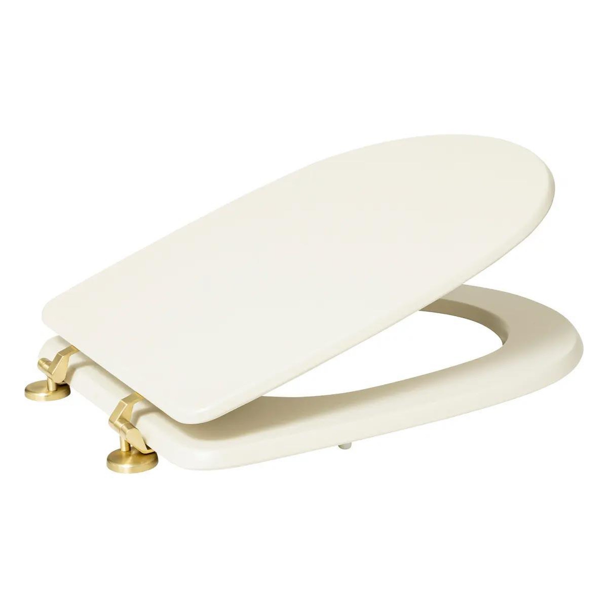 Voir la diapositive 2 : FIVE Abattant wc design  duo  49cm ivoire