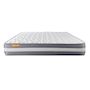 Voir la diapositive 3 : SEPTNUITS Matelas + double sommiers gris Memo Plus Mémoire de forme 3 zones