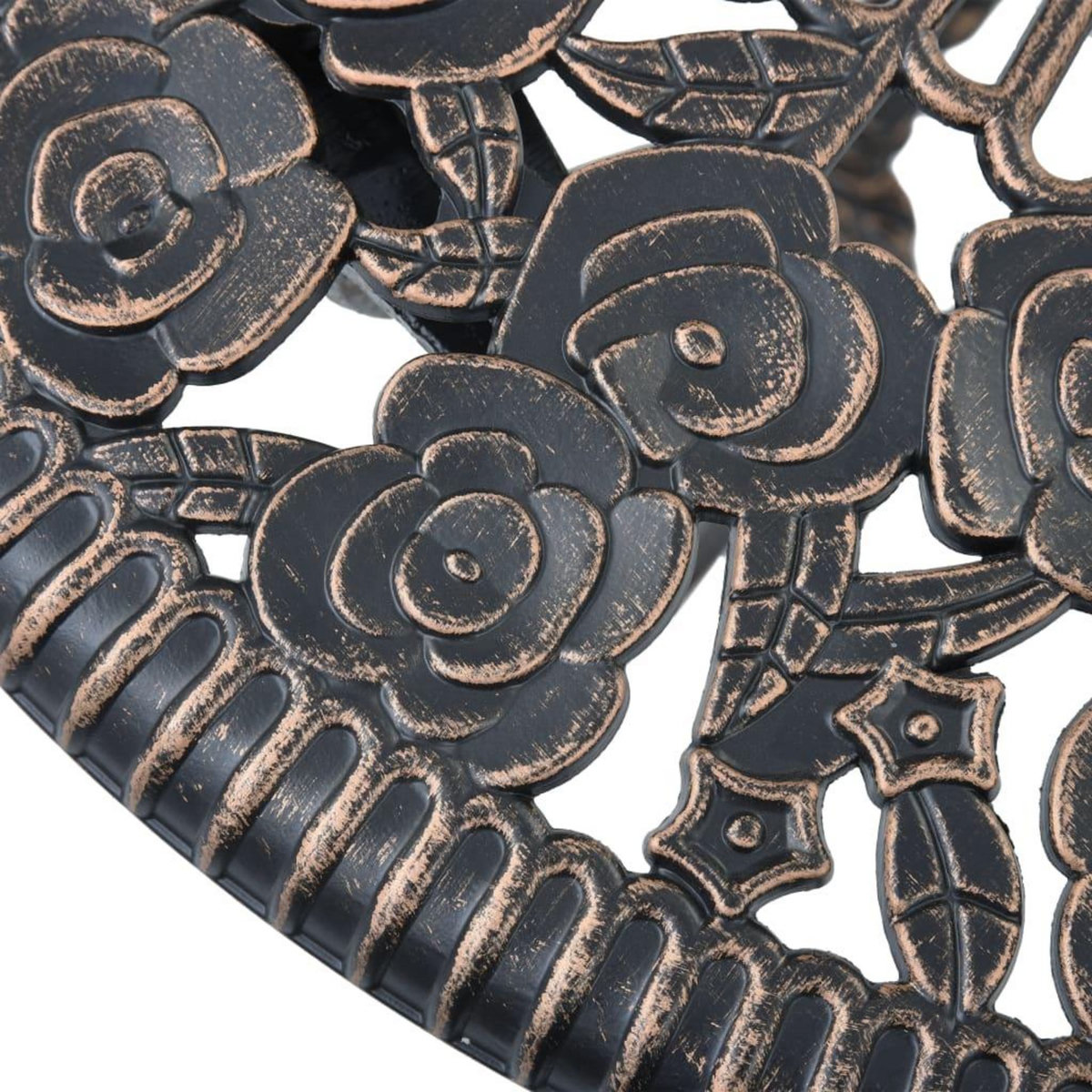 VIDAXL Salon de bistro 3 pcs Aluminium coule