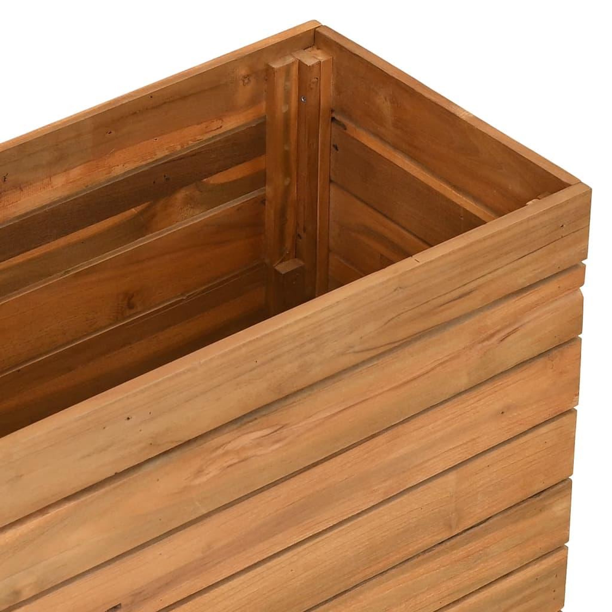 Voir la diapositive 5 : VIDAXL Lit sureleve 100x40x72 cm bois de teck recycle et acier
