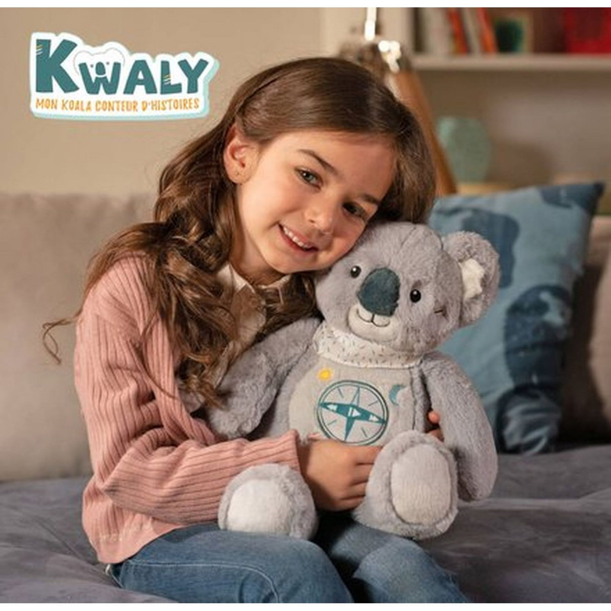 GIPSY Peluche Kwaly mon Koala conteur d'histoires 32 cm