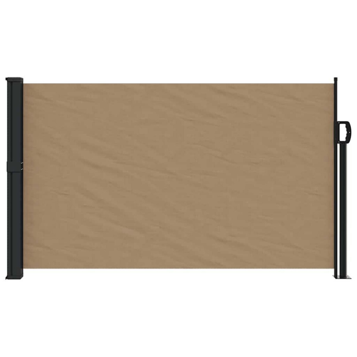 VIDAXL Auvent lateral retractable taupe 117x300 cm