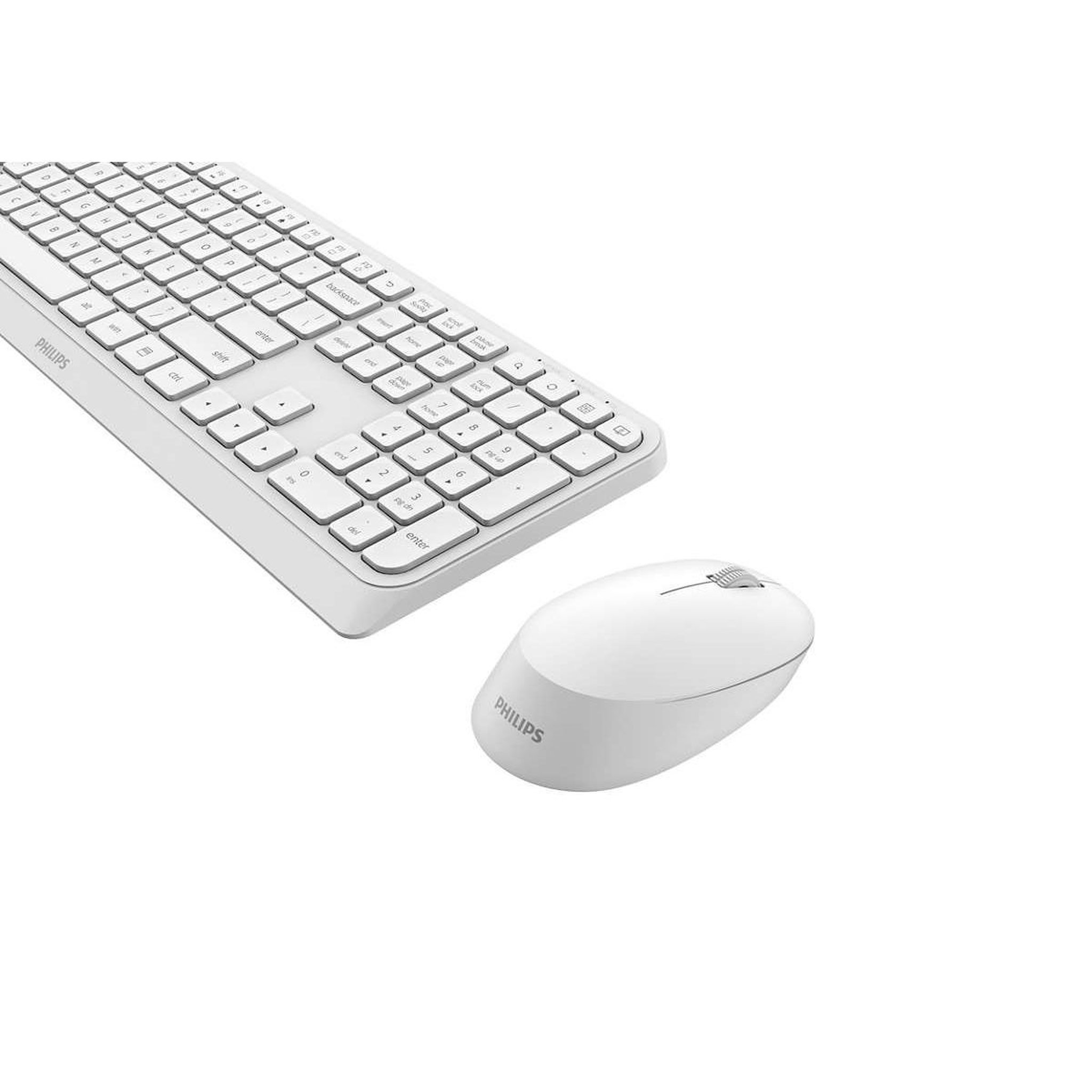 Voir la diapositive 3 : Philips Philips 3000 series SPT6307W/34 clavier Souris incluse Universel RF sans fil QWERTY Anglais Blanc