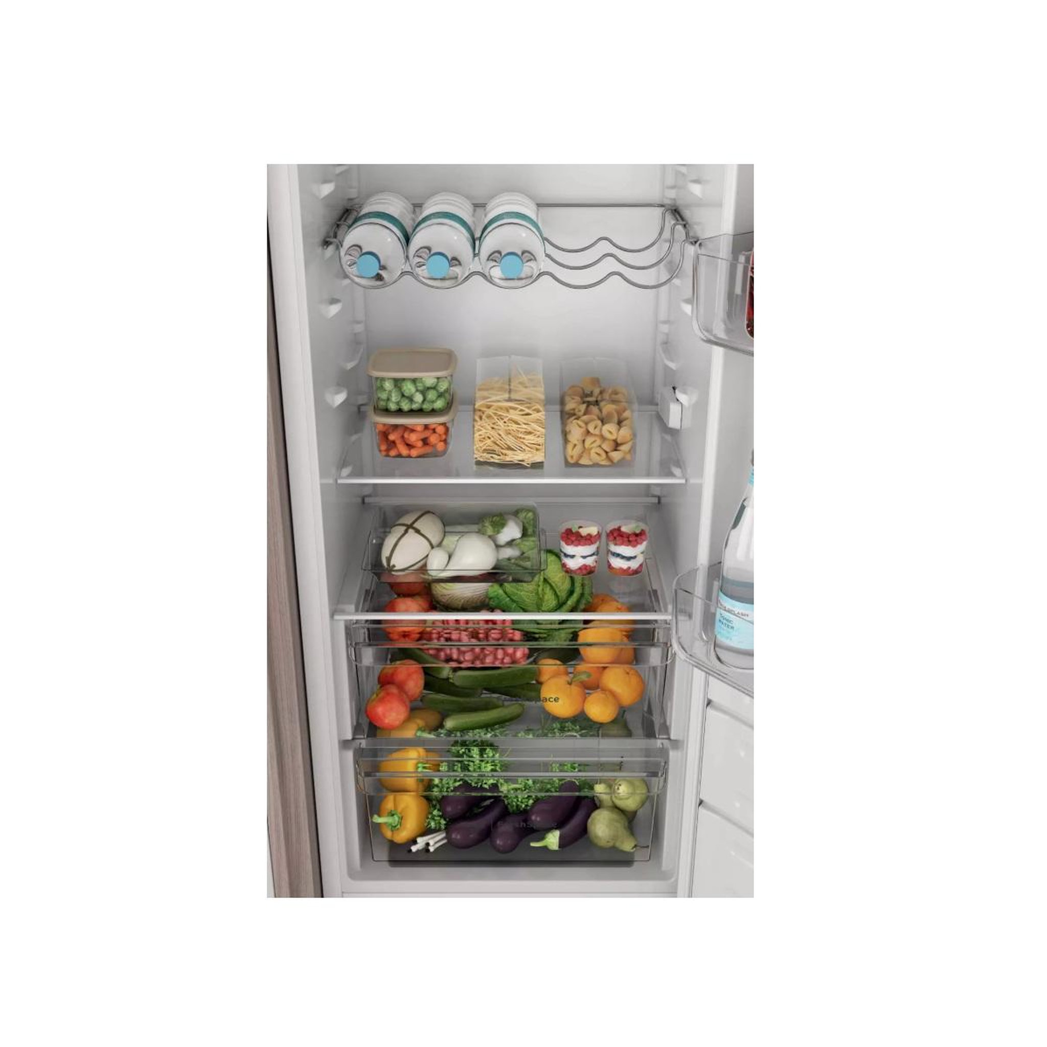 Voir la diapositive 6 : Indesit Réfrigérateur 1 porte intégrable à glissières 285l - INSD184011B1FR