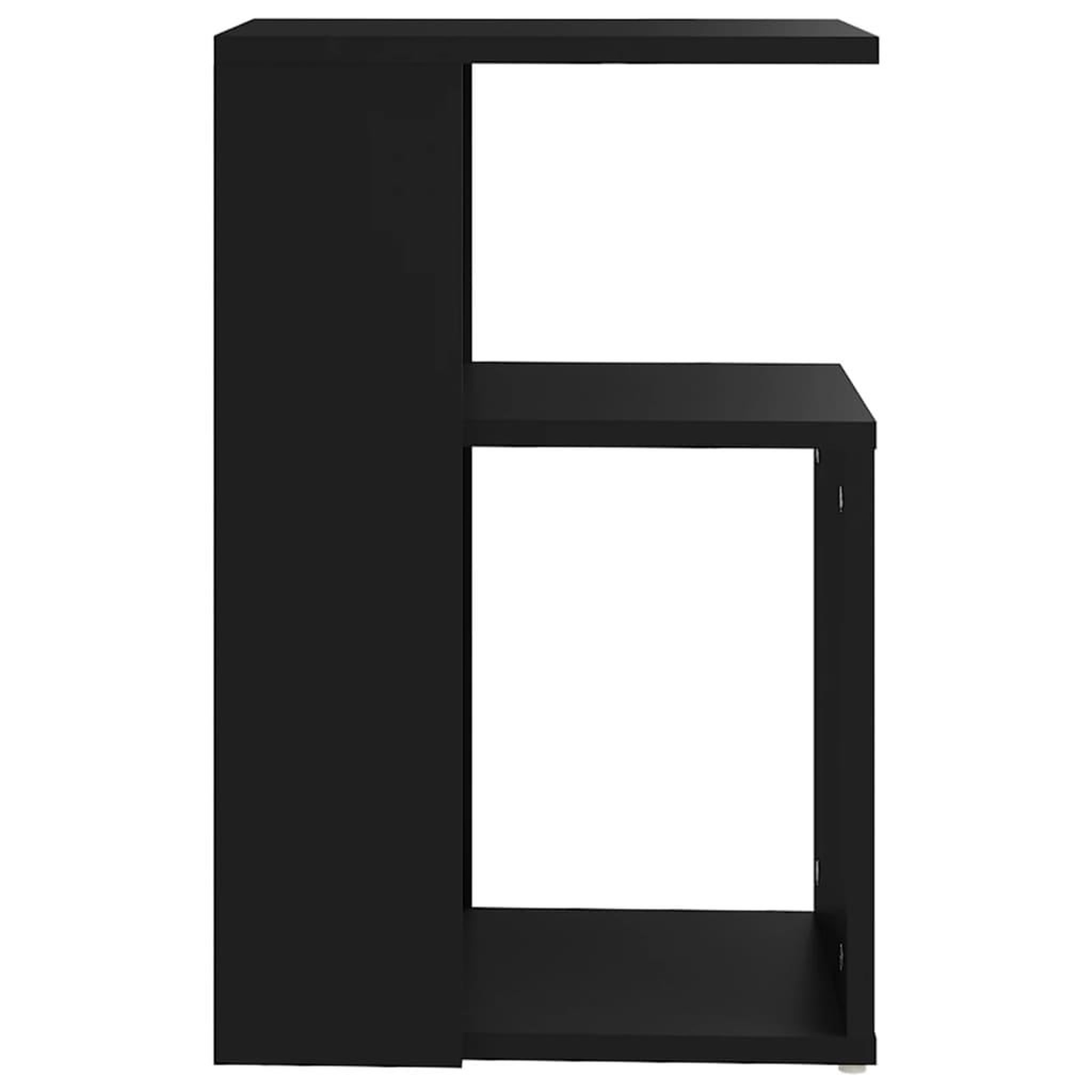 Voir la diapositive 4 : VIDAXL Table d'appoint Noir 36x30x56 cm Bois d'ingenierie