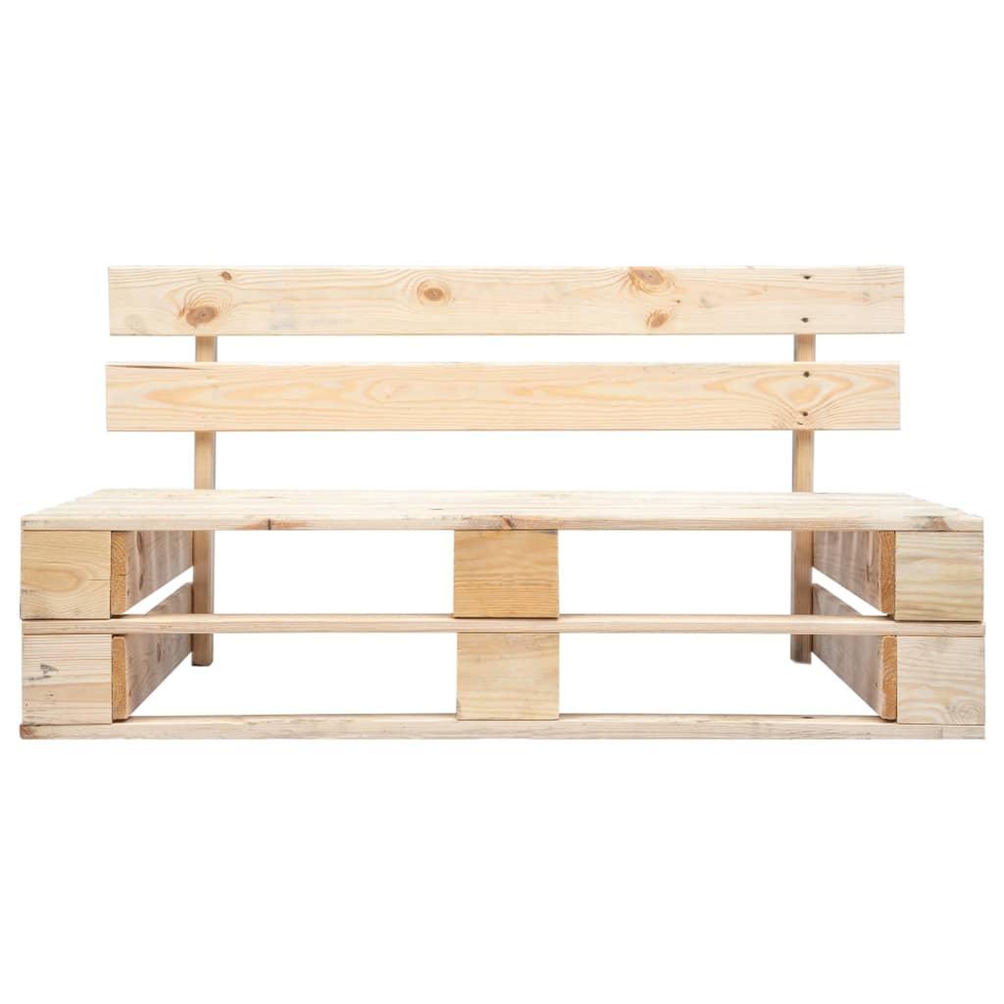 Voir la diapositive 4 : VIDAXL Canape de jardin palette avec coussins rouge Pinede