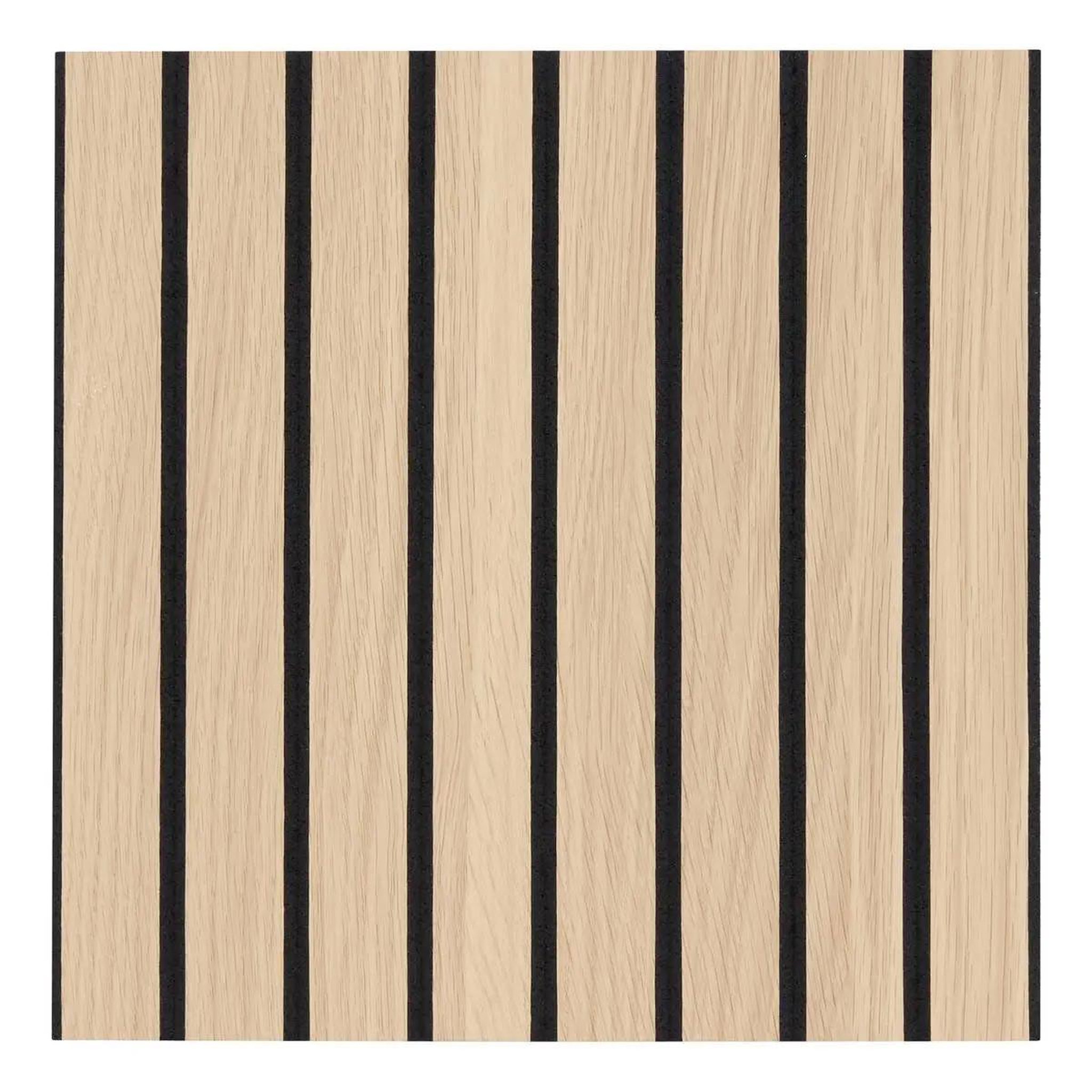 Voir la diapositive 2 : ATMOSPHERA Lot de 2 panneaux acoustiques adhésifs effet bois  ribo  30x30cm marron