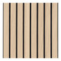 Voir la diapositive 2 : ATMOSPHERA Lot de 2 Panneaux Acoustiques Adhésifs Effet Bois  Ribo  30x30cm Marron