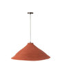 Voir la diapositive 2 : Paris Prix Lampe Suspension en Jonc de Mer  Angelique  82cm Terracotta