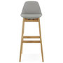 Voir la diapositive 3 : Paris Prix Tabouret de Bar Design  Lund  102cm Gris