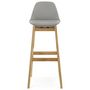 Voir la diapositive 3 : Paris Prix Tabouret de Bar Design  Lund  102cm Gris