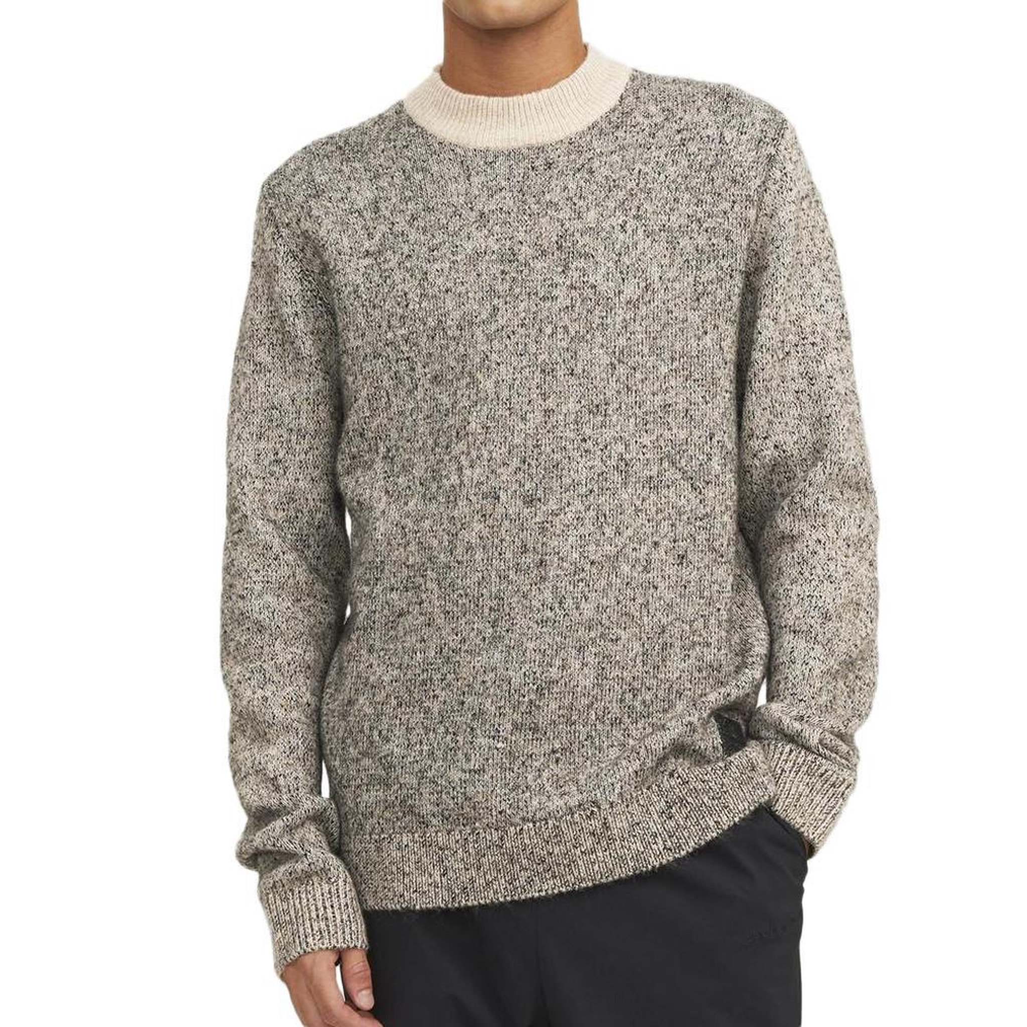 Jack & Jones Pull Beige/Noir Homme Jack & Jones Space. Coloris disponibles : Beige