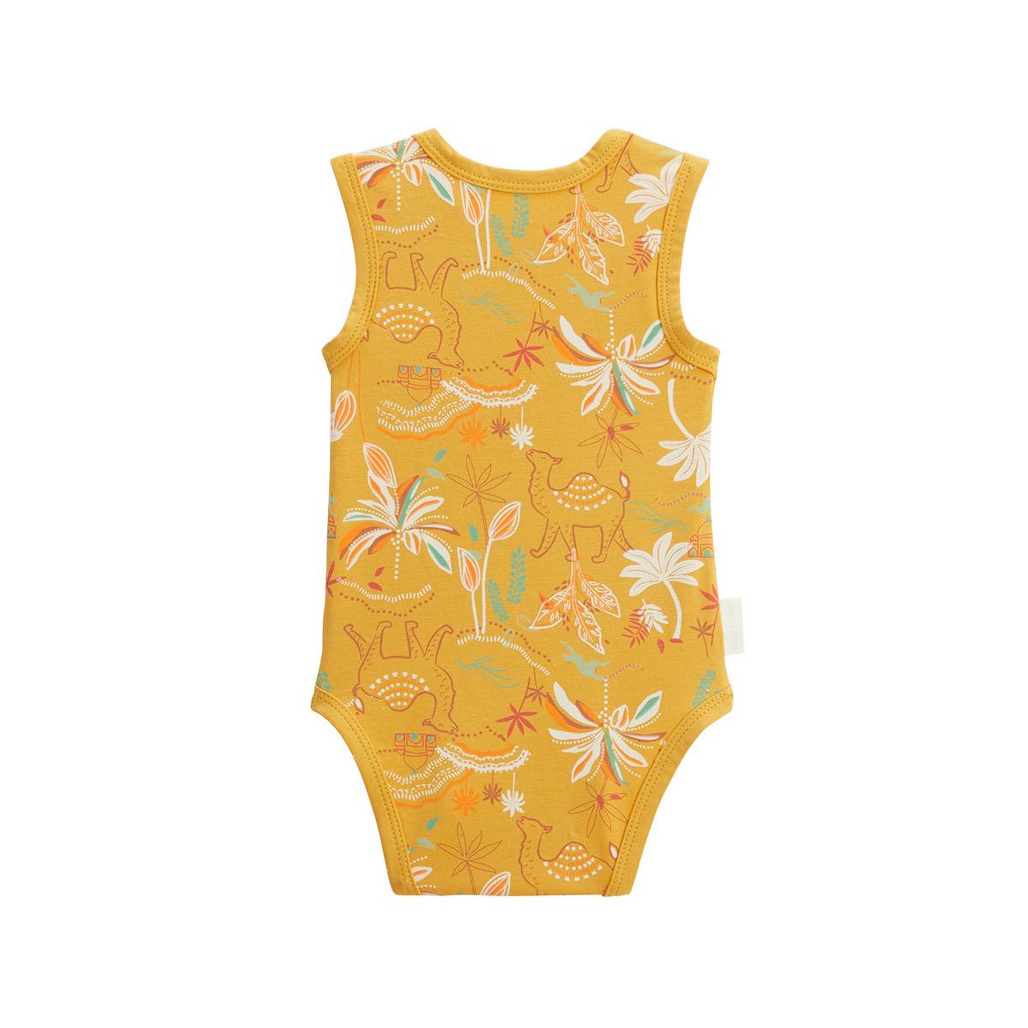 Voir la diapositive 6 : Petit Béguin Lot de 2 bodies bébé sans manches liwa