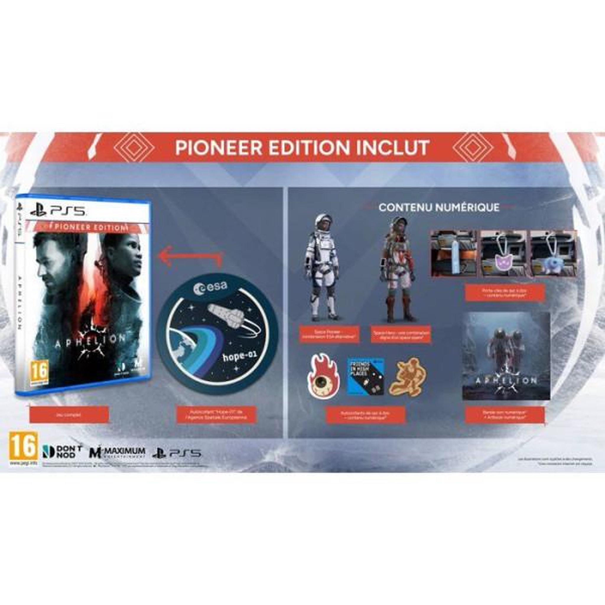 Voir la diapositive 2 : JUST FOR GAMES Aphelion pioneer edition ps5