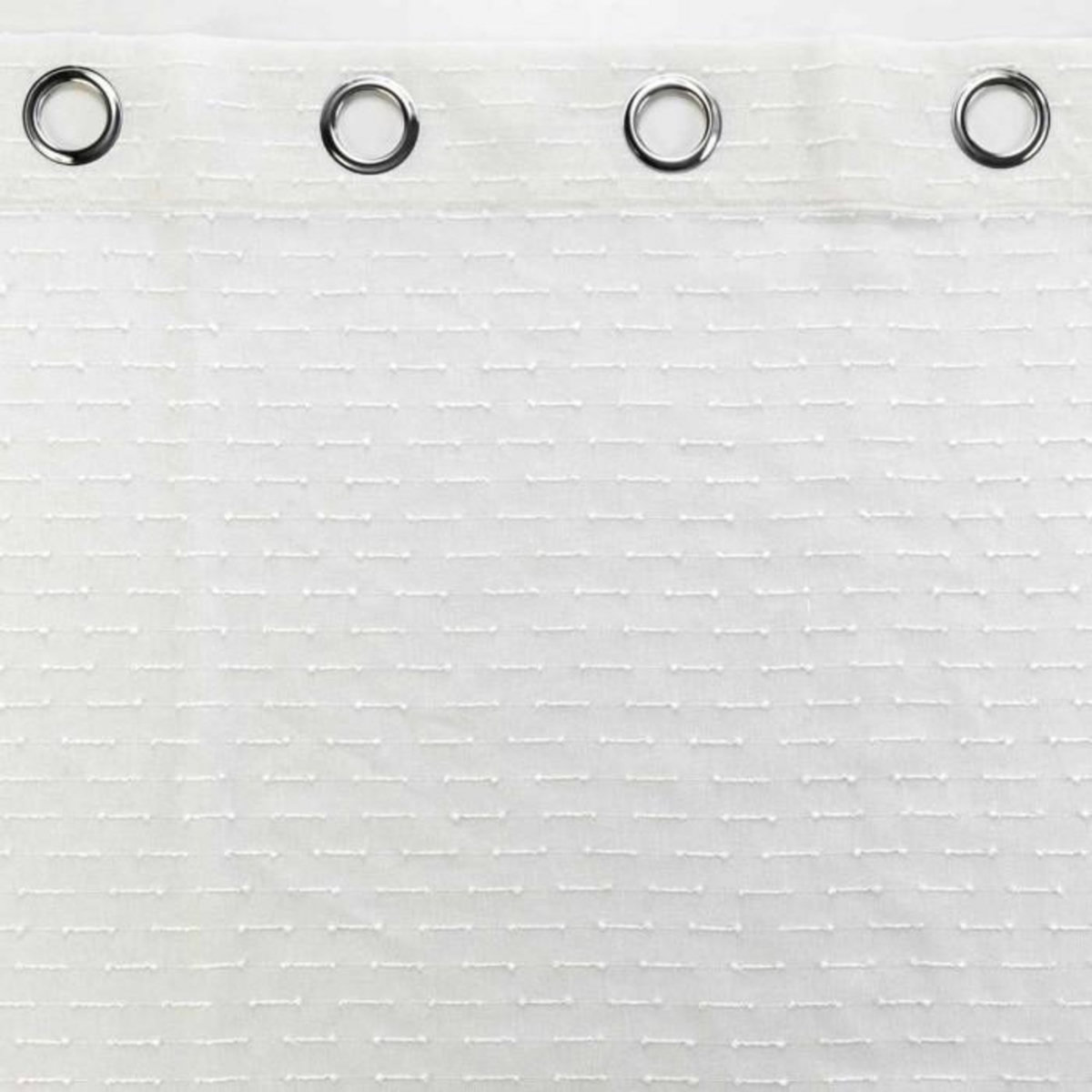 Paris Prix Rideau Voilage à Œillets  Cyrielle  140x240cm Blanc