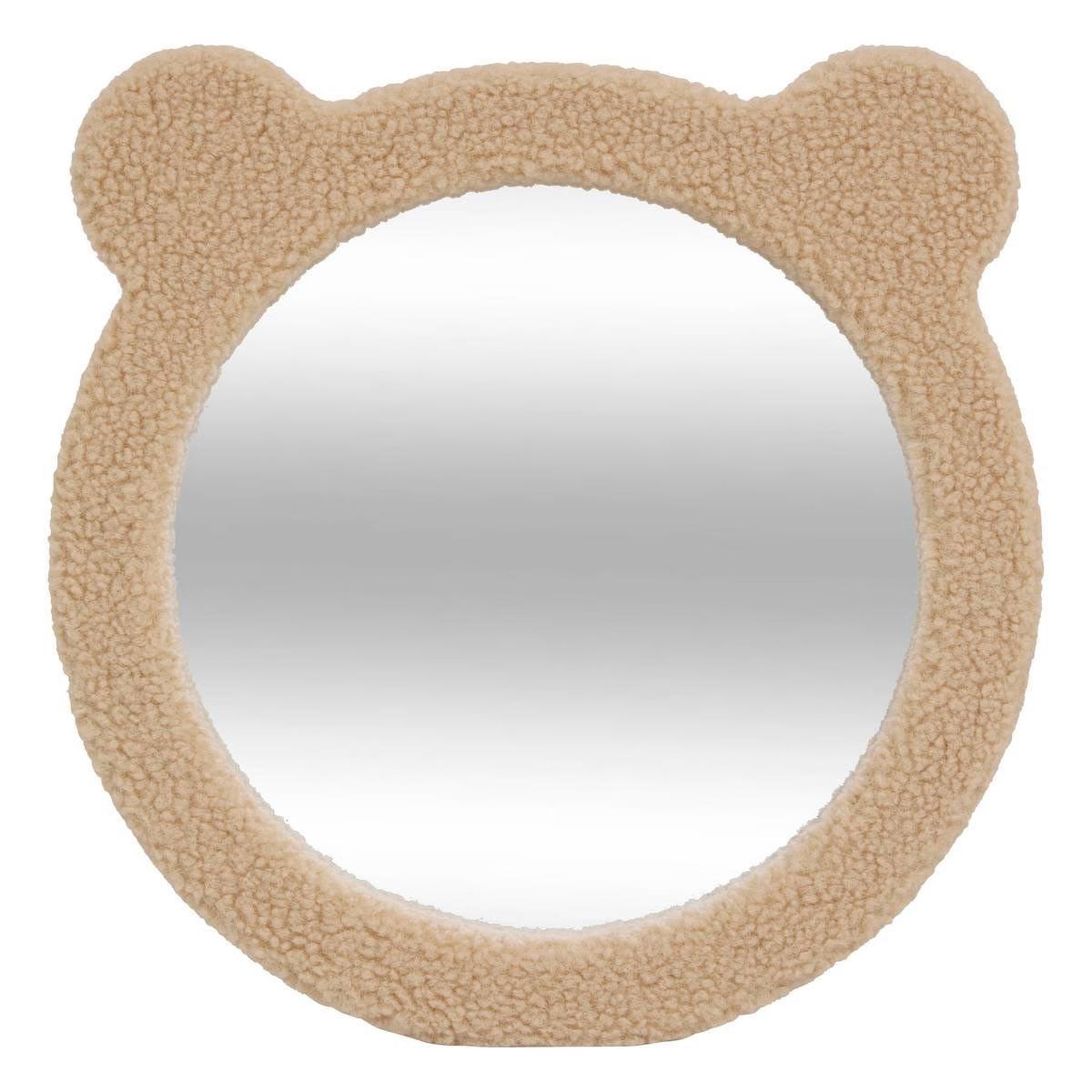 Voir la diapositive 1 : Atmosphera Kids Miroir mural bouclette ourson  beary  33cm marron
