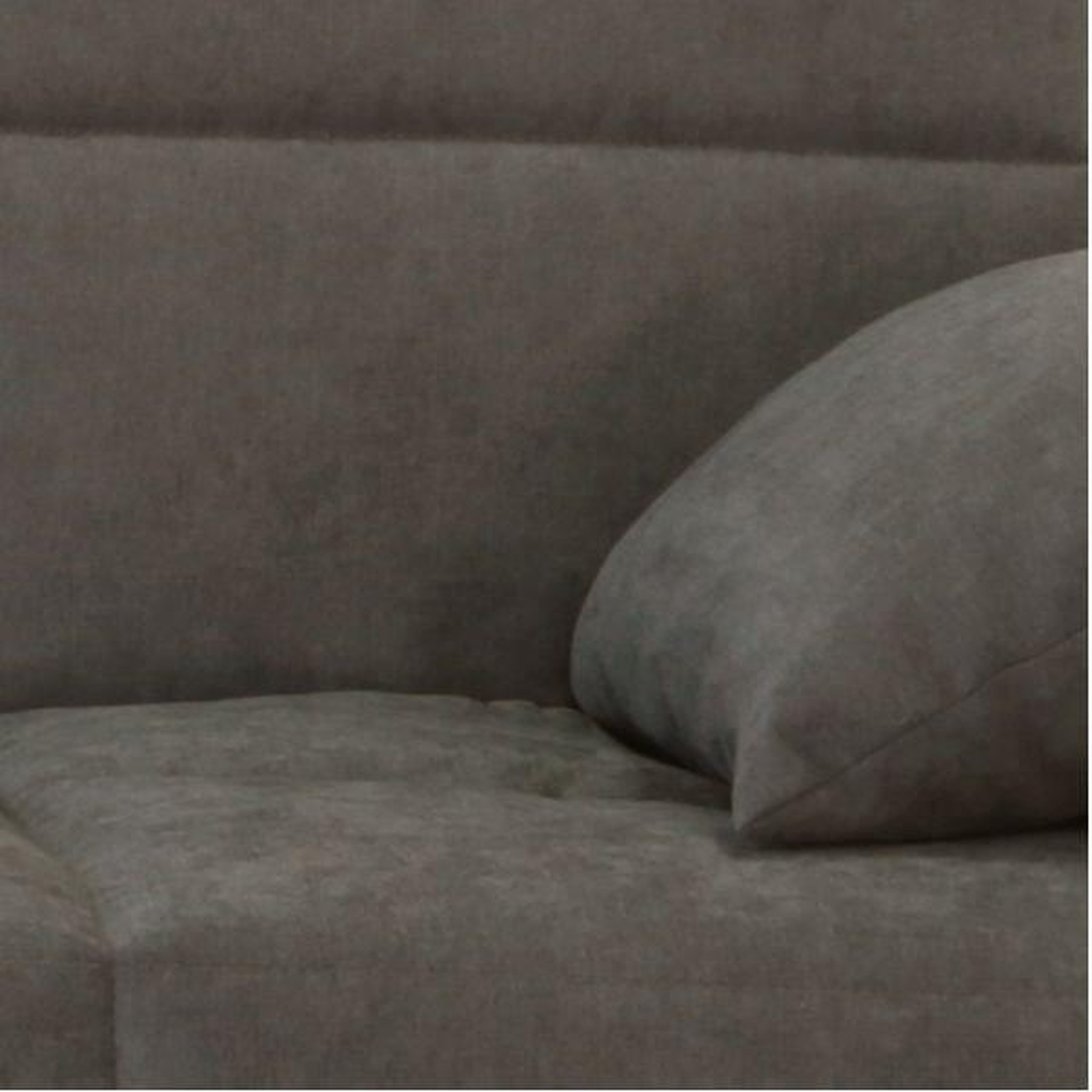 Voir la diapositive 5 : MARKET24 Canapé clic clac 3 places - Taupe - Matelas 17 cm - L223 x P96 x H 103 cm - MEGAN