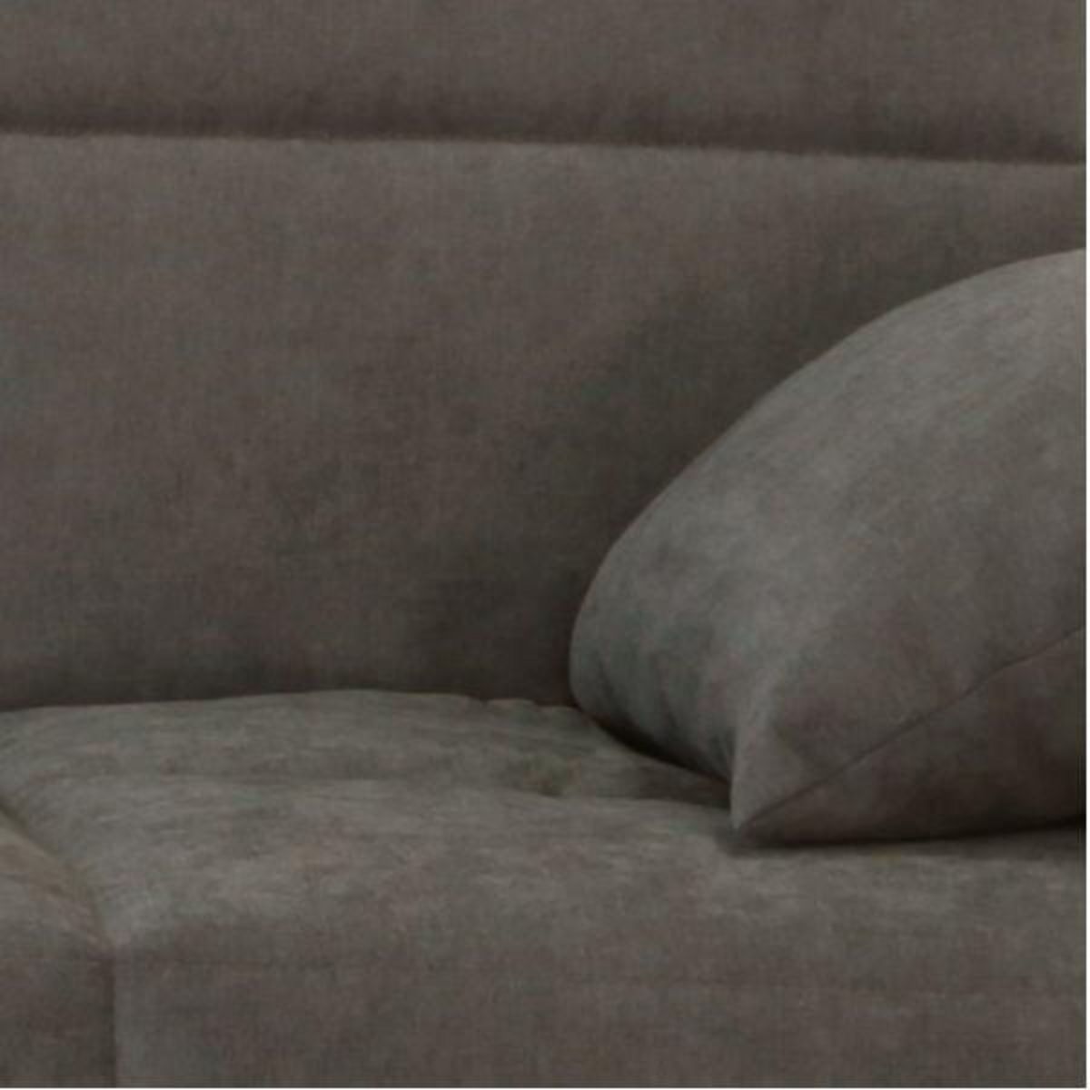 MARKET24 Canapé clic clac 3 places - Taupe - Matelas 17 cm - L223 x P96 x H 103 cm - MEGAN