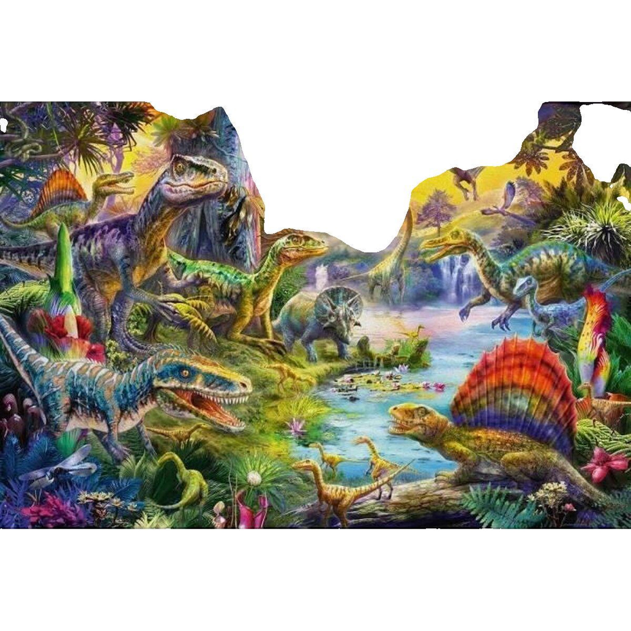 Voir la diapositive 3 : Schmidt Spiele Puzzle 60 pièces Dinosaures – Schmidt Spiele – Avec add-on figurines – Enfant – Thème Animaux – Haute qualité