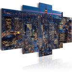 Paris Prix Tableau Imprimé  Bonne Nuit à New York!. Coloris disponibles : Multicolore