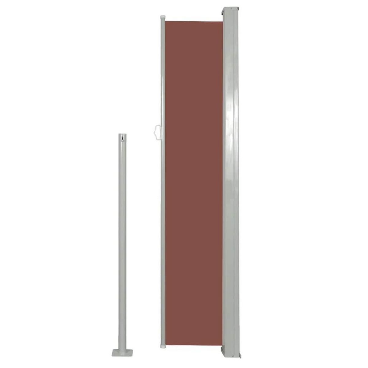 VIDAXL Auvent lateral retractable 140 x 300 cm Marron