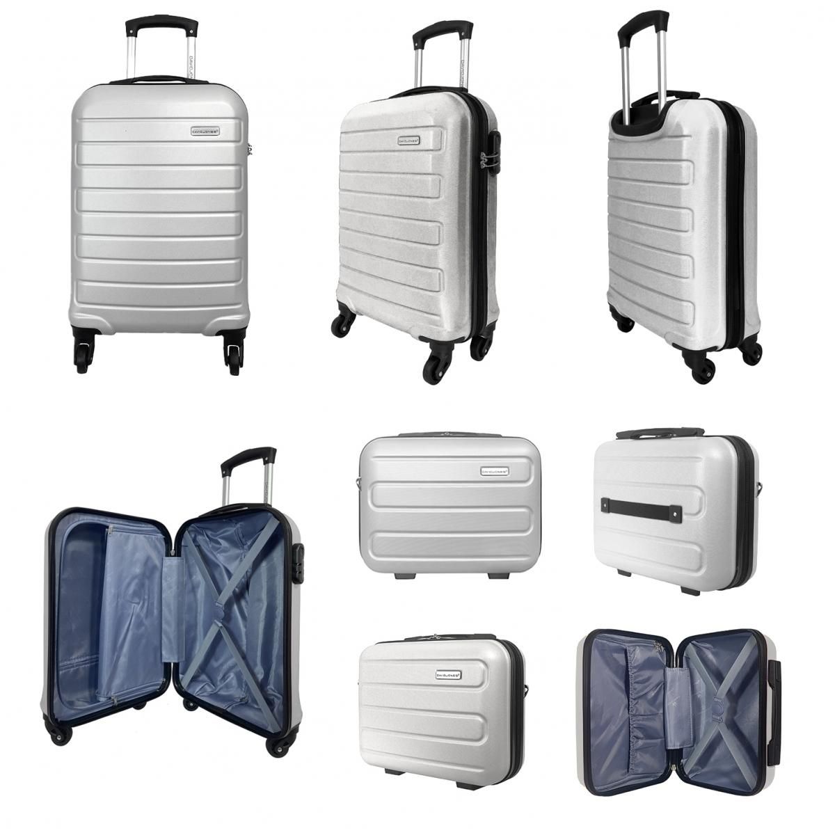 David Jones Lot 2 valises cabine et soute et vanity rigides