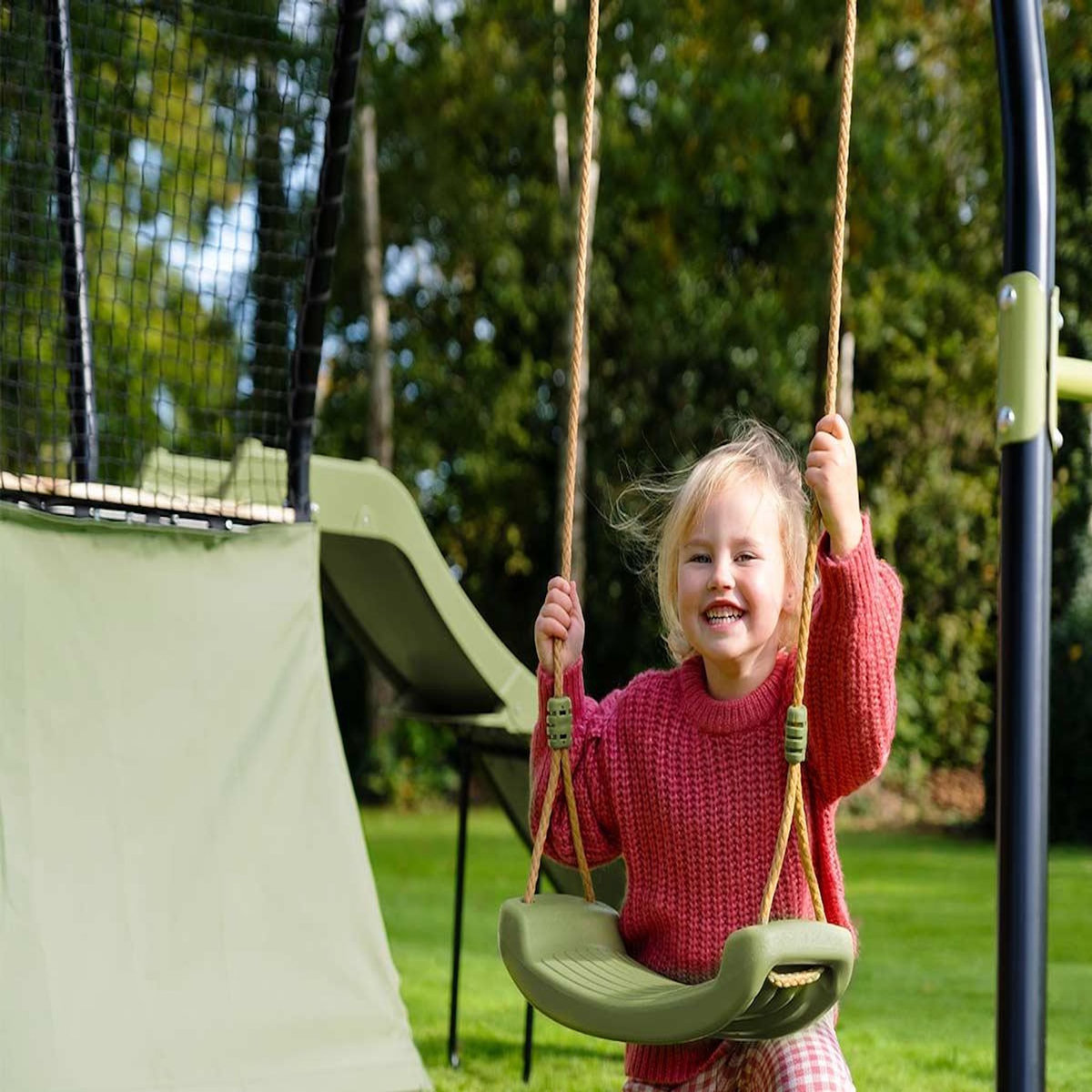 EXIT TOYS Aire de jeux Ivy avec toboggan et balançoire - Exit Toys