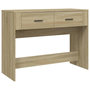Voir la diapositive 2 : VIDAXL Table console Chene sonoma 100x39x75 cm Bois d'ingenierie