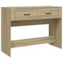 Voir la diapositive 2 : VIDAXL Table console Chene sonoma 100x39x75 cm Bois d'ingenierie