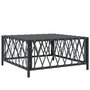 Voir la diapositive 2 : VIDAXL Table de jardin anthracite 70x70x34 cm tissu tissé