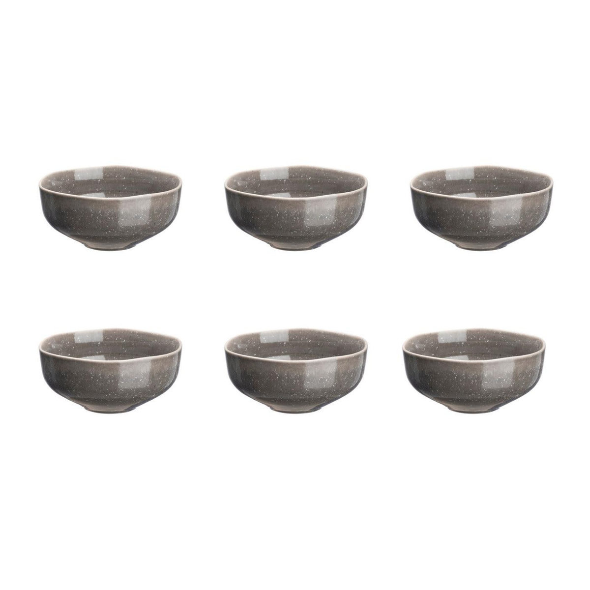 BJORN Bol STELLAR Ø14cm - 6 pièces - Gris béton