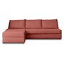 Voir la diapositive 6 : LISA DESIGN Palmira - canapé d'angle gauche - 4 places - convertible couchage quotidien - matelas 14 cm - en velours côtelé