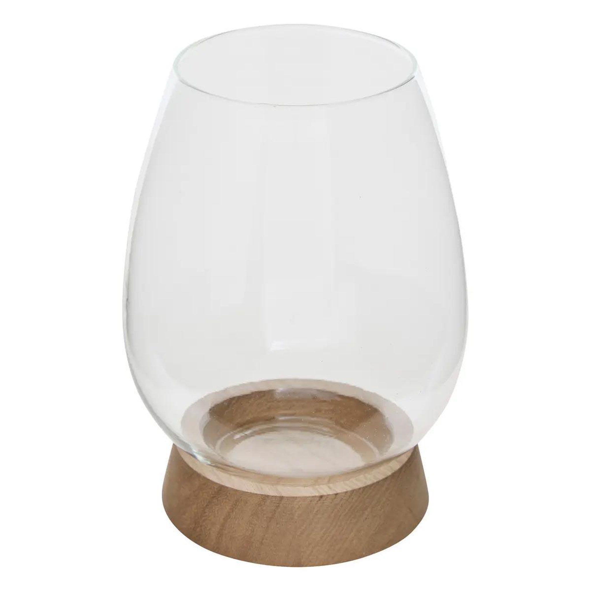 ATMOSPHERA Photophore Déco en Verre  Wonj  18cm Transparent