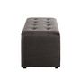 Voir la diapositive 3 : Paris Prix Coffret de Rangement Velours  Idaya  65cm Anthracite