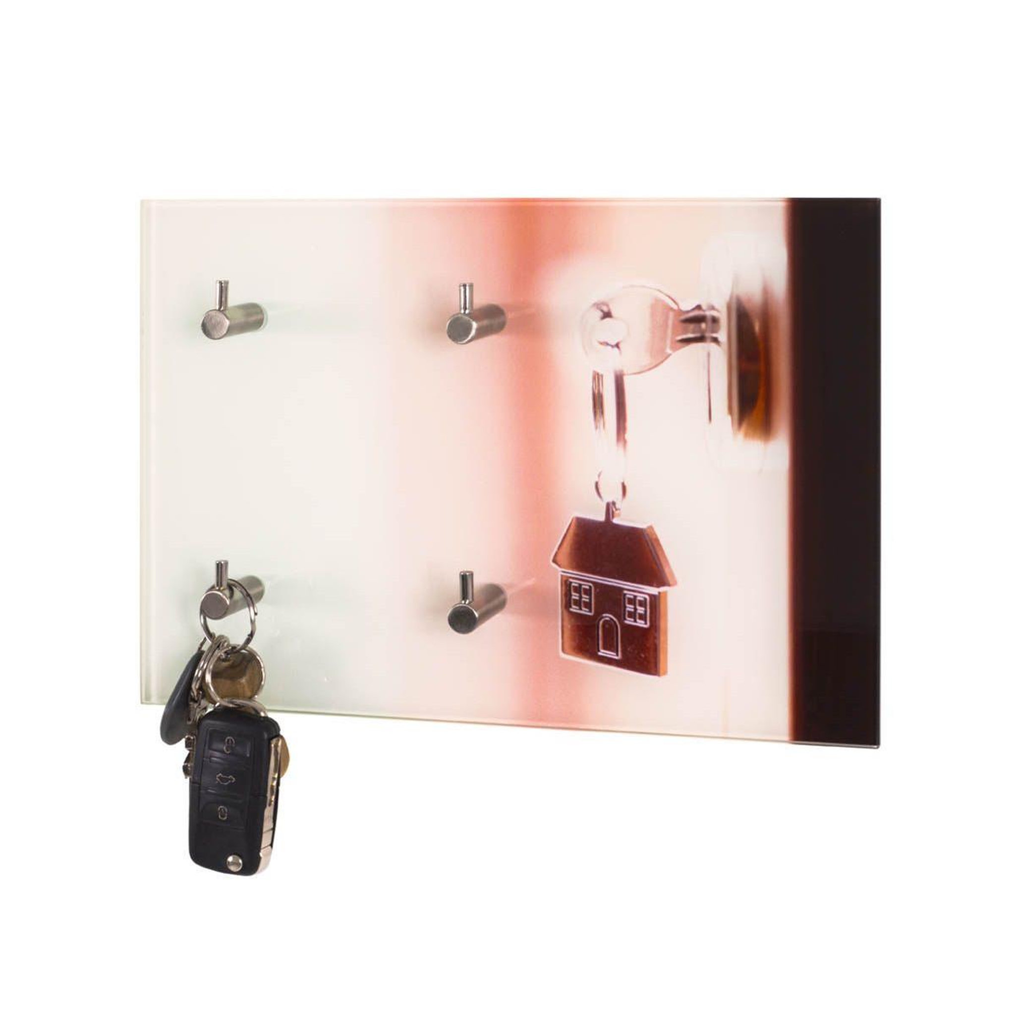 Voir la diapositive 2 : Paris Prix Porte-clés mural en verre  home  30cm multicolore