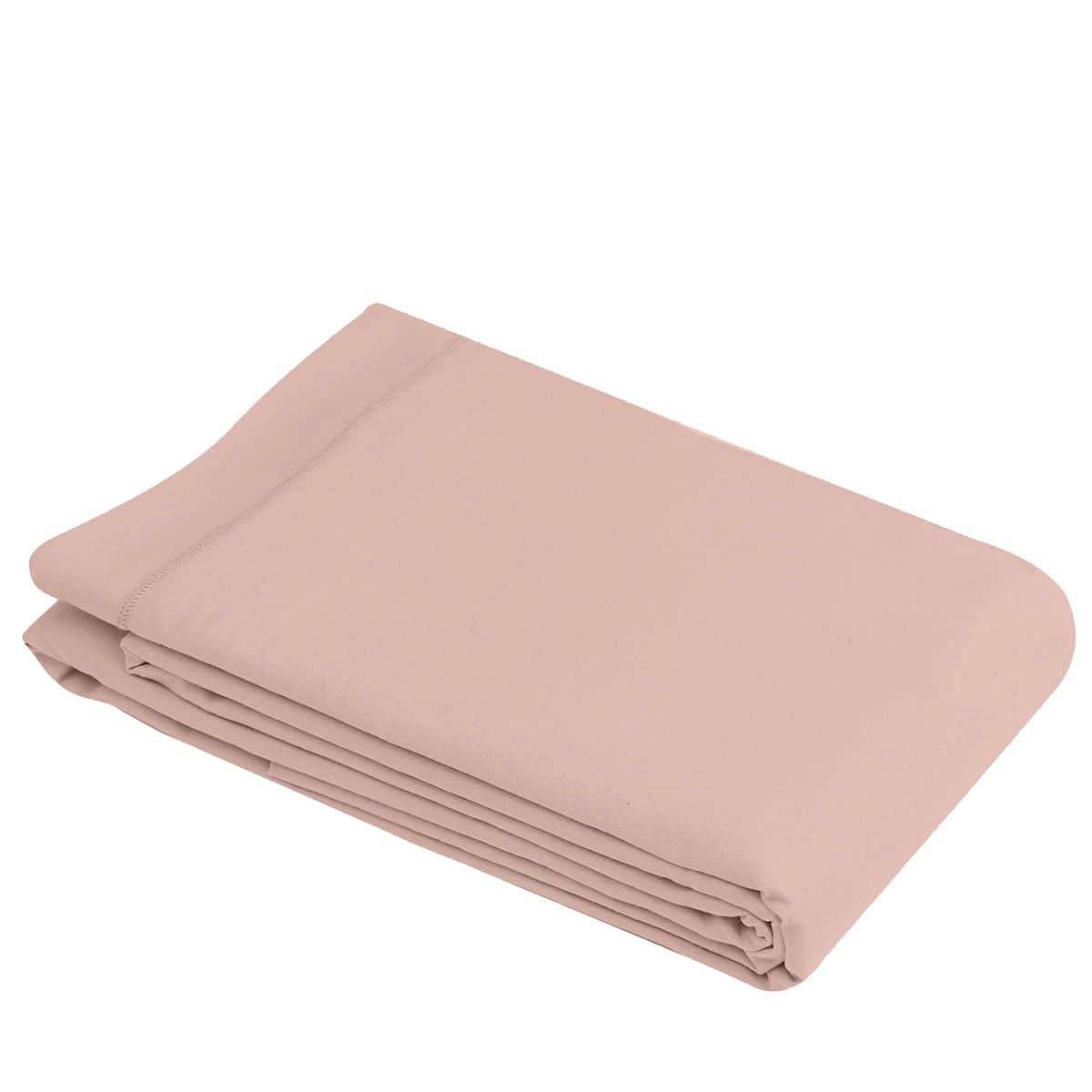 ACTUEL Drap plat uni en coton 