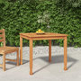 Voir la diapositive 1 : VIDAXL Table a dîner de jardin 85x85x75 cm Bois massif de teck