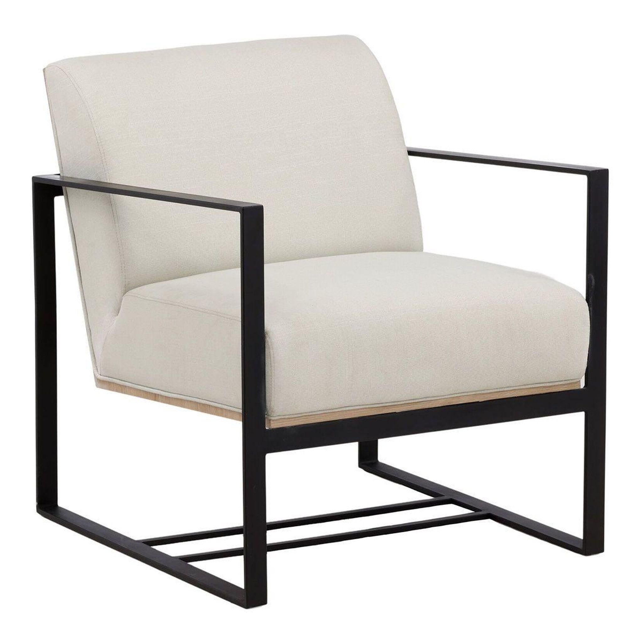 Paris Prix Fauteuil design  kansas  83cm blanc cassé
