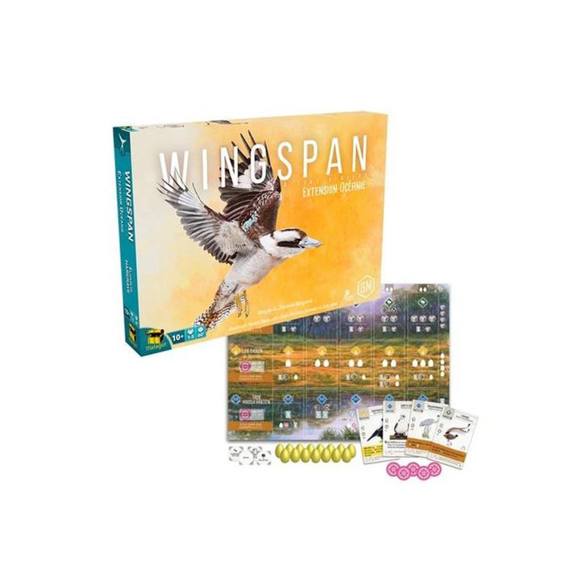 Voir la diapositive 2 : Matagot Jeu de société Matagot Wingspan Océanie