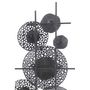 Voir la diapositive 2 : Paris Prix Décoration Murale  Fleurs en Métal  150cm Marron