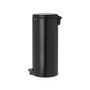Voir la diapositive 2 : BRABANTIA Poubelle à pédale NEWICON 30 L MATT BLACK