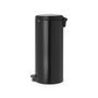 Voir la diapositive 2 : BRABANTIA Poubelle à pédale NEWICON 30 L MATT BLACK