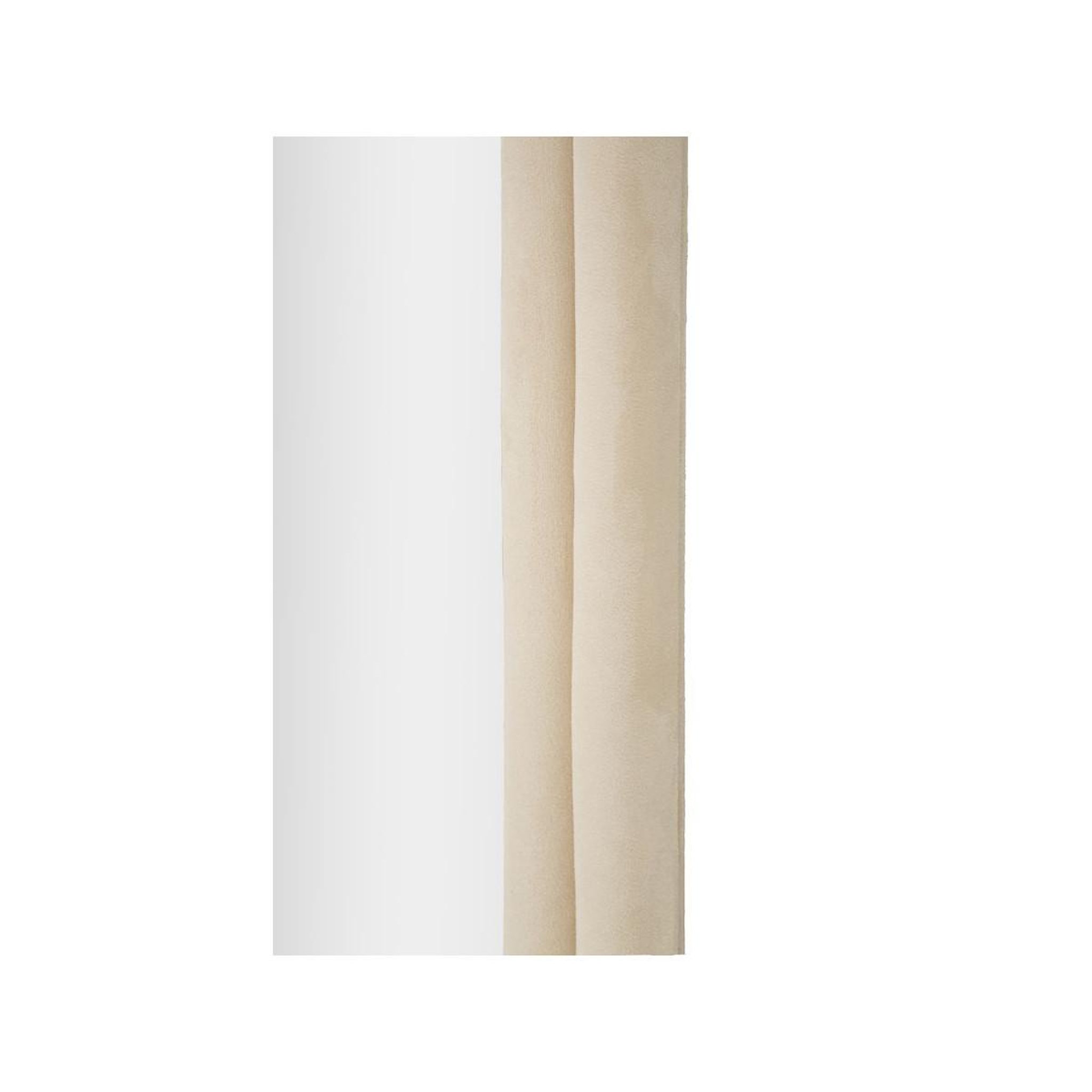 Voir la diapositive 3 : Paris Prix Miroir mural en velours  chloé  160cm crème
