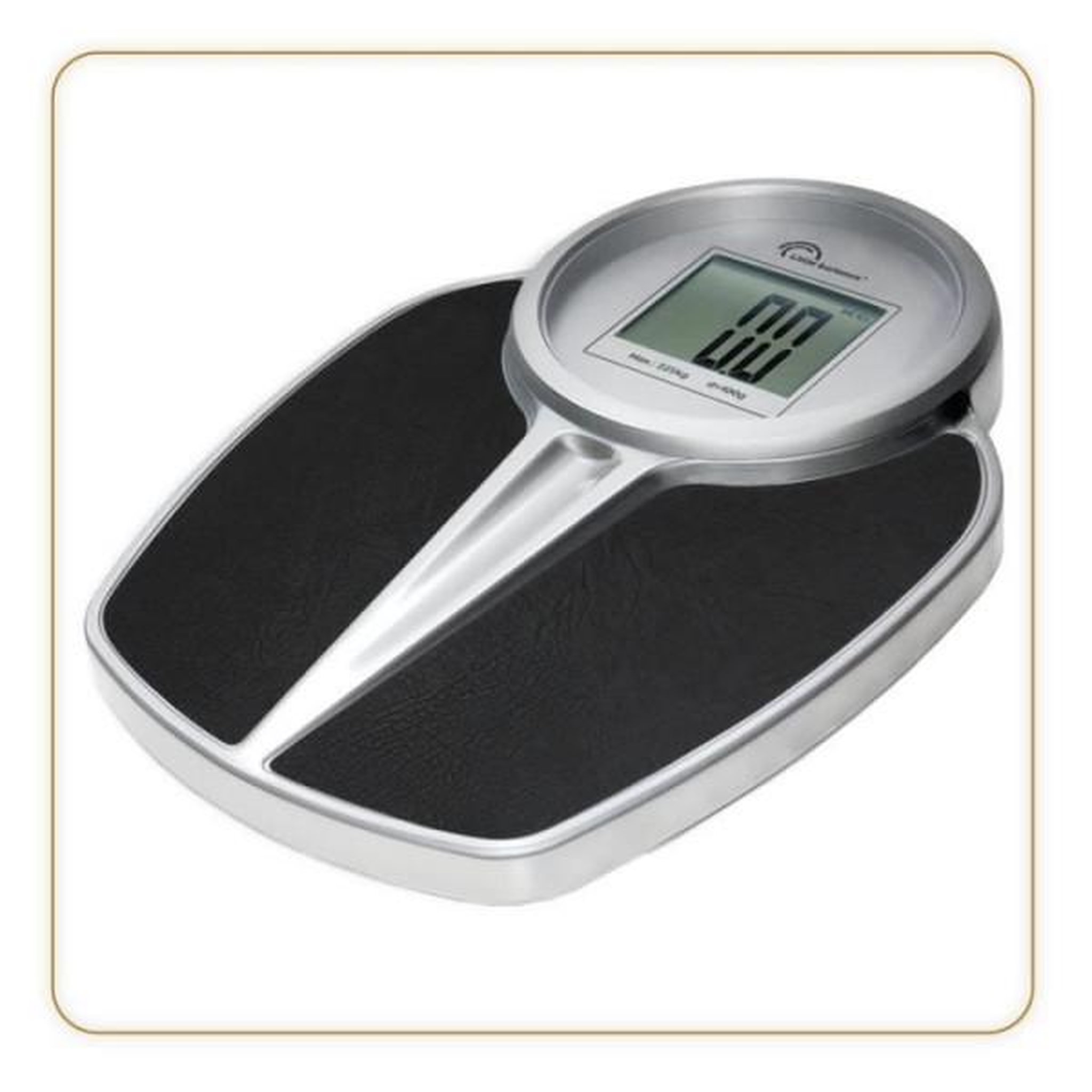 LITTLE BALANCE Balance - Pese Personne  - LITTLE BALANCE - 8327 - PRO M 225 -  électronique - 225 kg / 1 kg - Noir / Argent