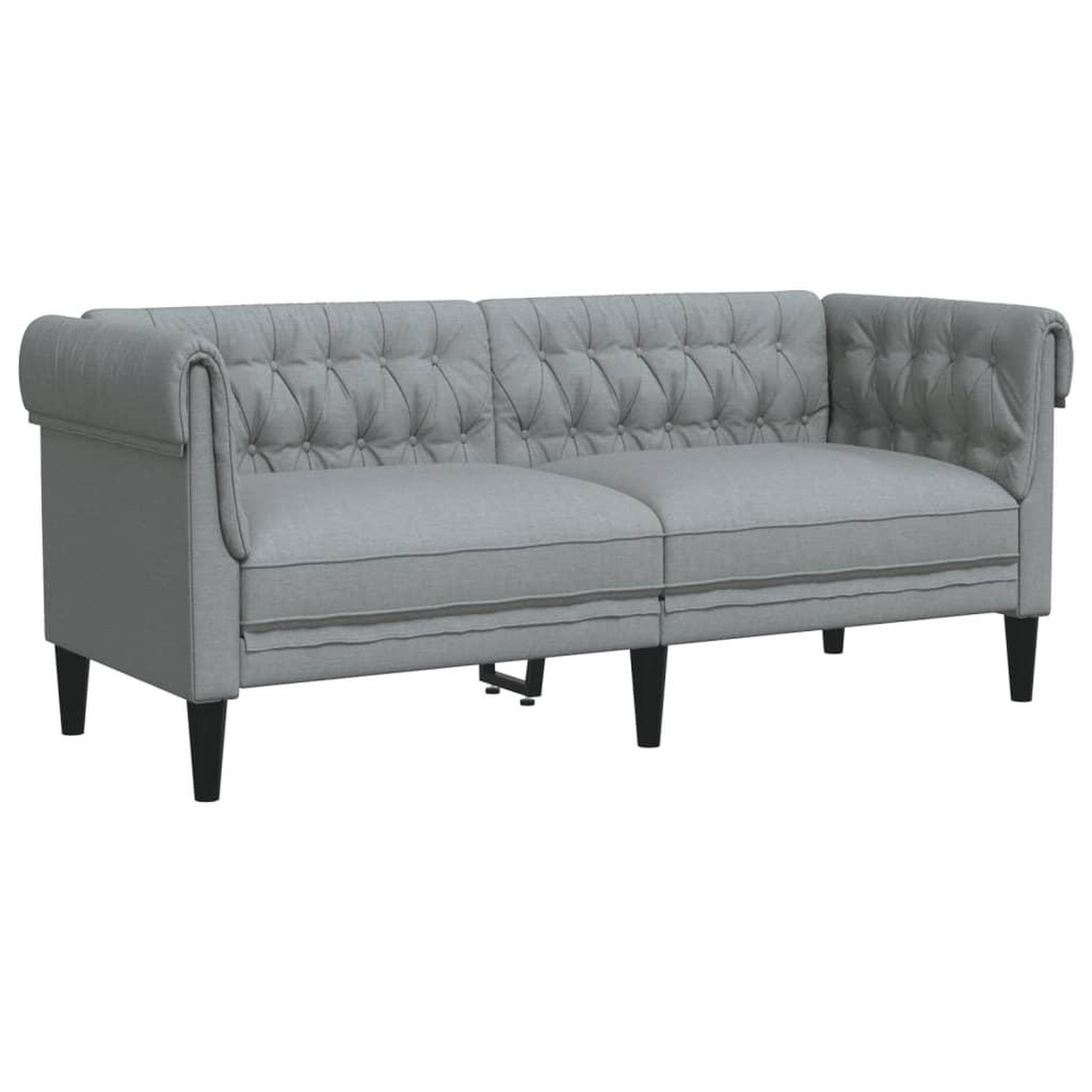 Voir la diapositive 5 : VIDAXL Ensemble de canapes 3 pcs gris clair tissu