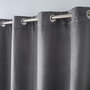 Voir la diapositive 2 : Paris Prix Rideau Isolant Velours  Polarchic  140x260cm Anthracite