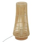 ATMOSPHERA Lampe bambou Mahe naturel H38