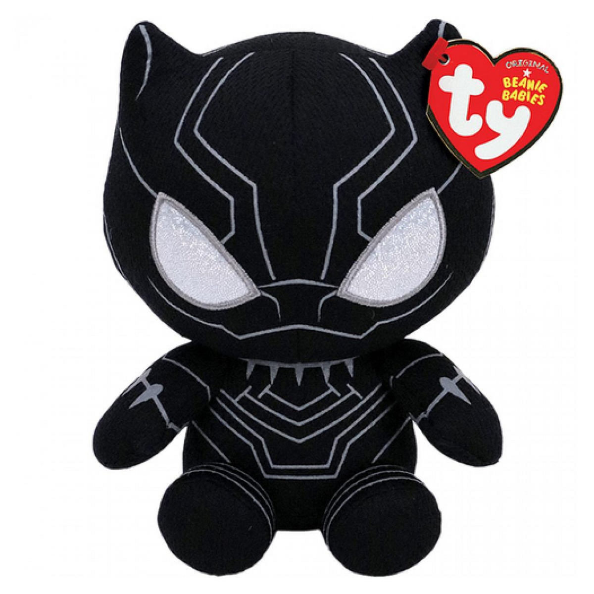 Ty Marvel Beanie Babies Small - Black Panther