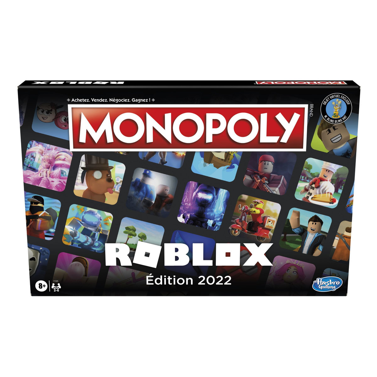 HASBRO Jeu Monopoly Roblox 2022